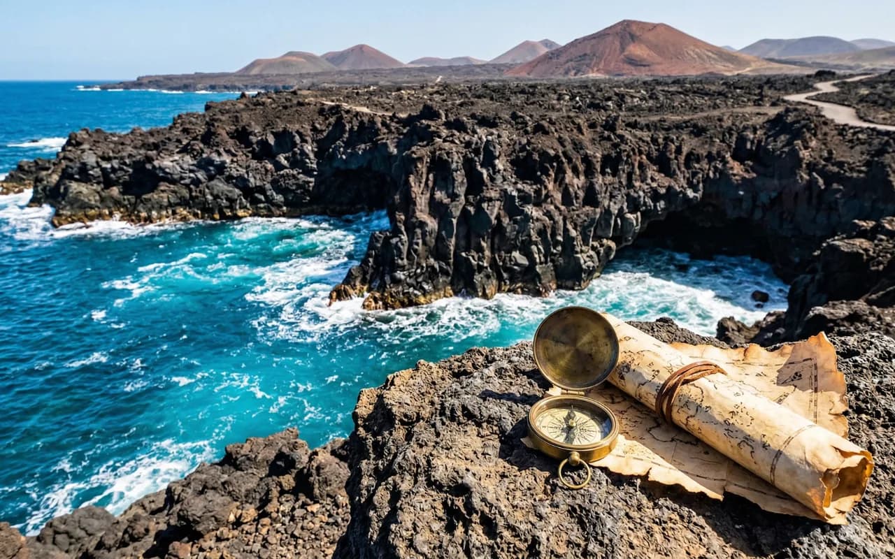 Paysages volcaniques des îles Canaries, décor d'escape games outdoor au soleil
