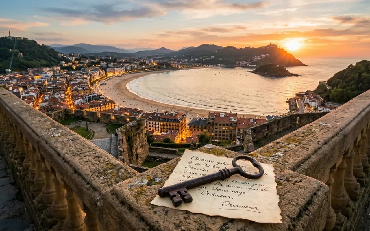 Vieille ville de Saint-Sébastien au Pays Basque, pintxos et escape game outdoor