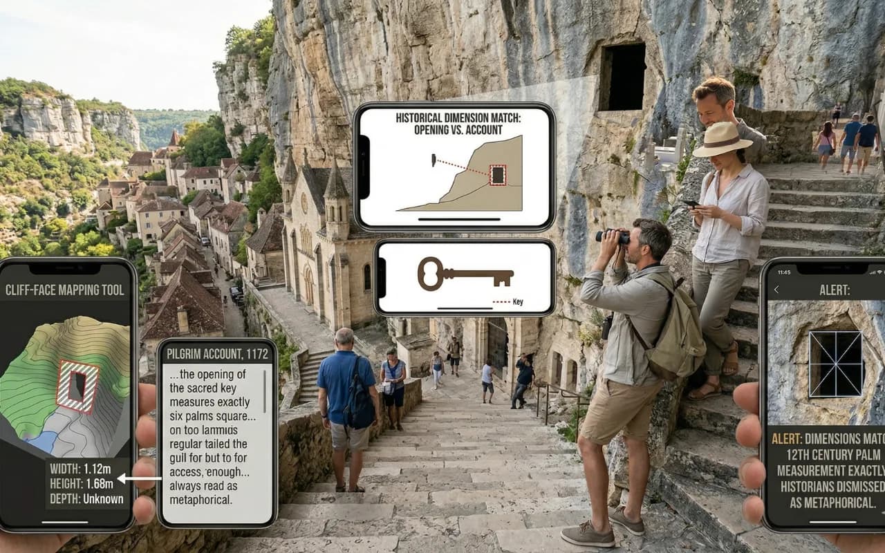 Escape game The Black Madonna of Rocamadour - Rocamadour · From the valley to the castle, 216 steps in the cliff