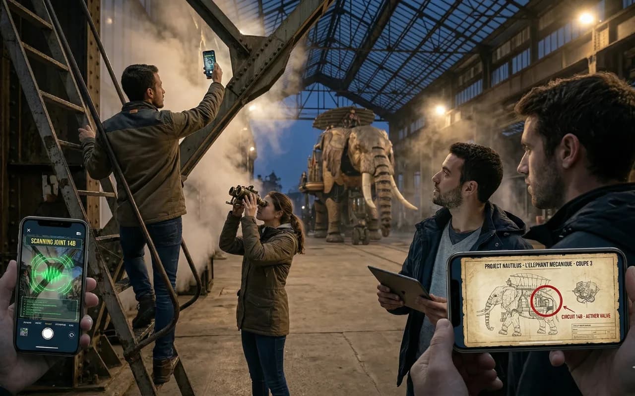 Escape game The Nautilus of Nantes - Nantes · From Les Machines de l'Île to the Jardin des Plantes