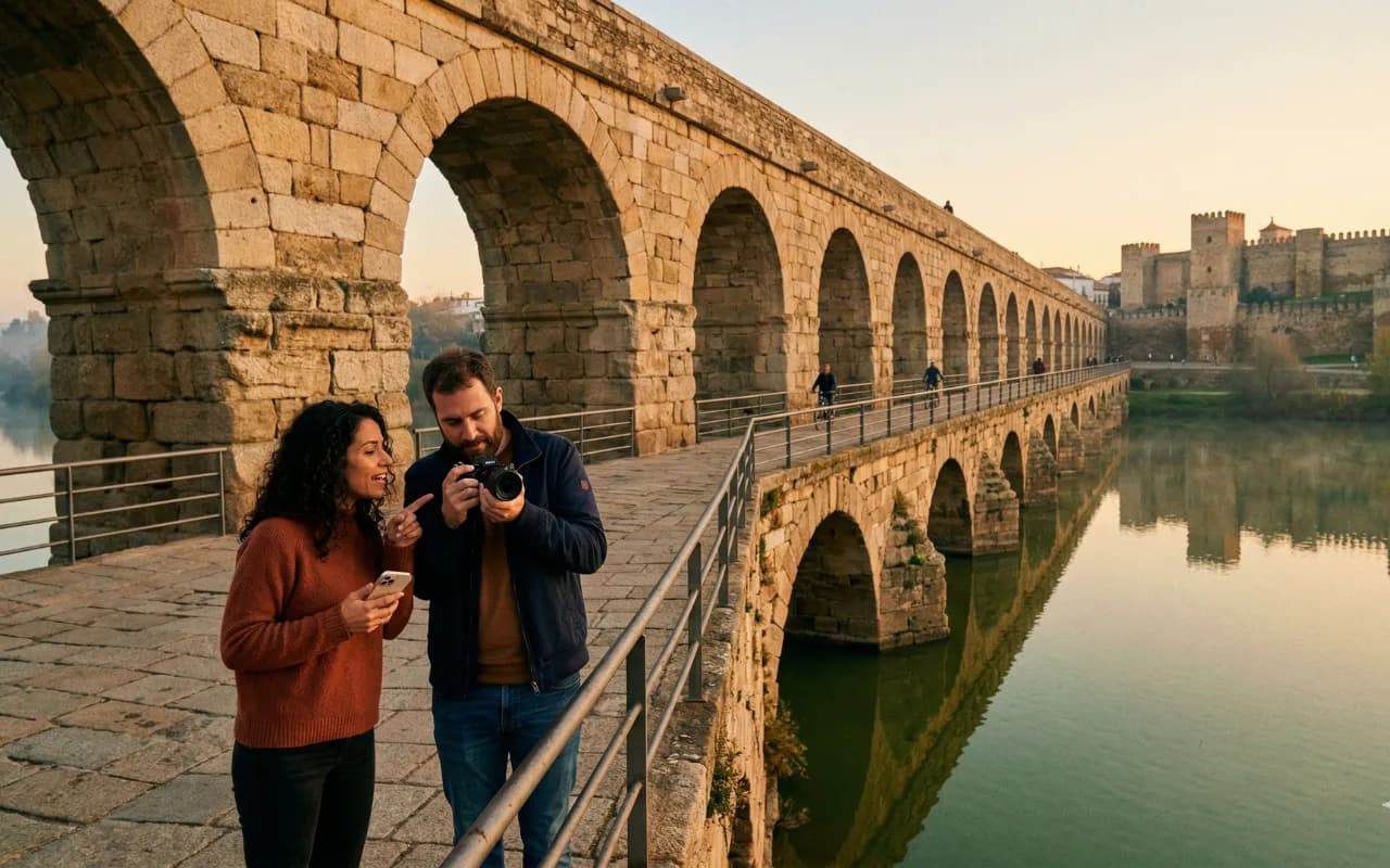 Escape game The Bridge of Empires - Mérida · From the Puente Romano to the Los Milagros aqueduct