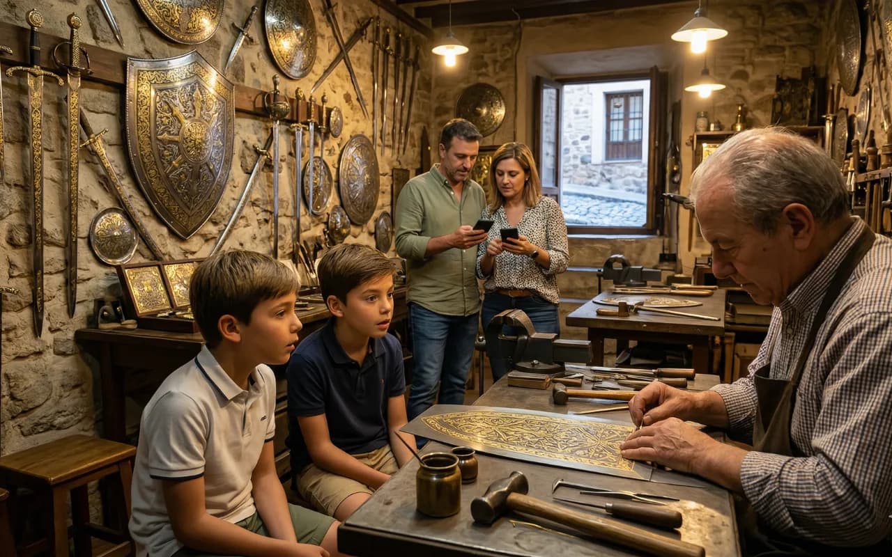 Escape game The Swords of Toledo - Toledo · From the historic forges to the Alcázar