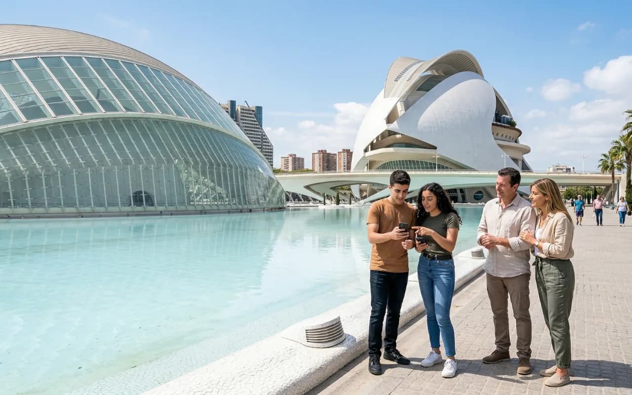 Escape game The City of Arts and Sciences - Valencia · Turia Gardens and City of Arts