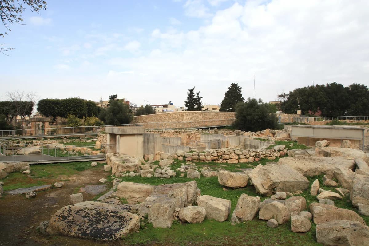 Intérieur des Temples de Tarxien