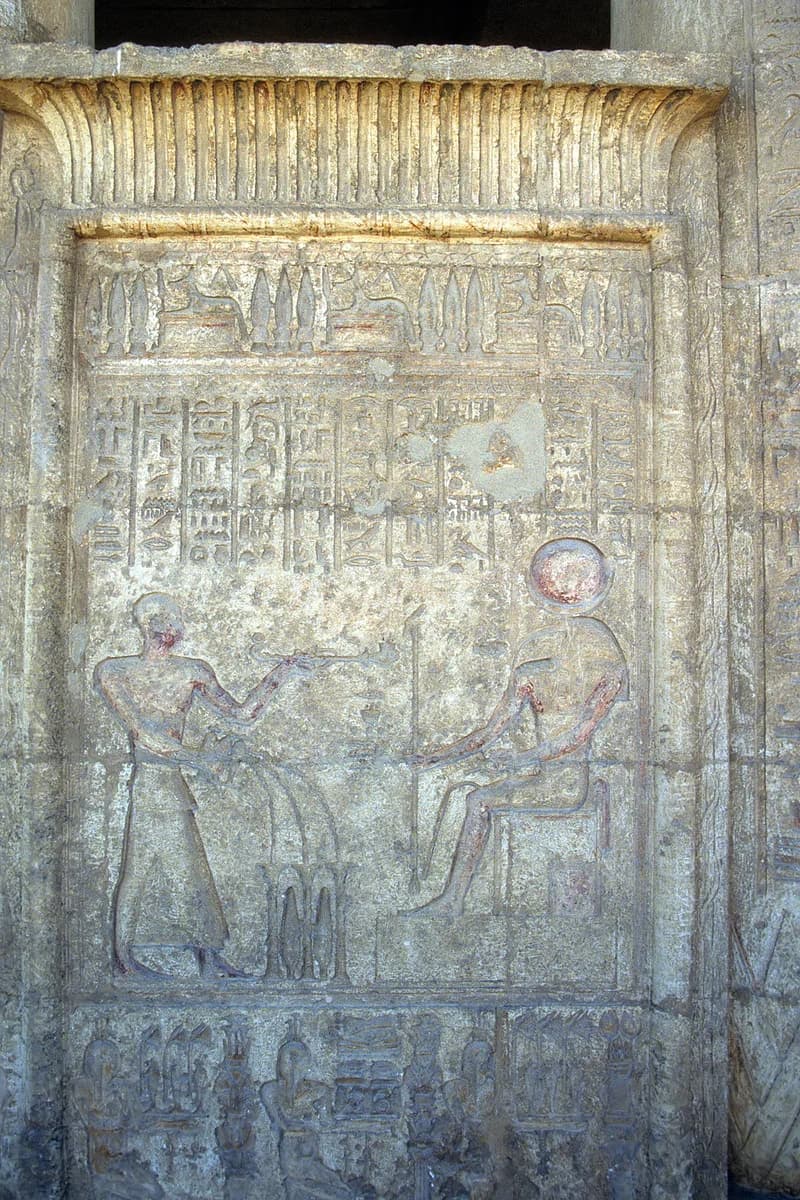 Intérieur du Tombeau de Pétosiris, Tuna el-Gebel
