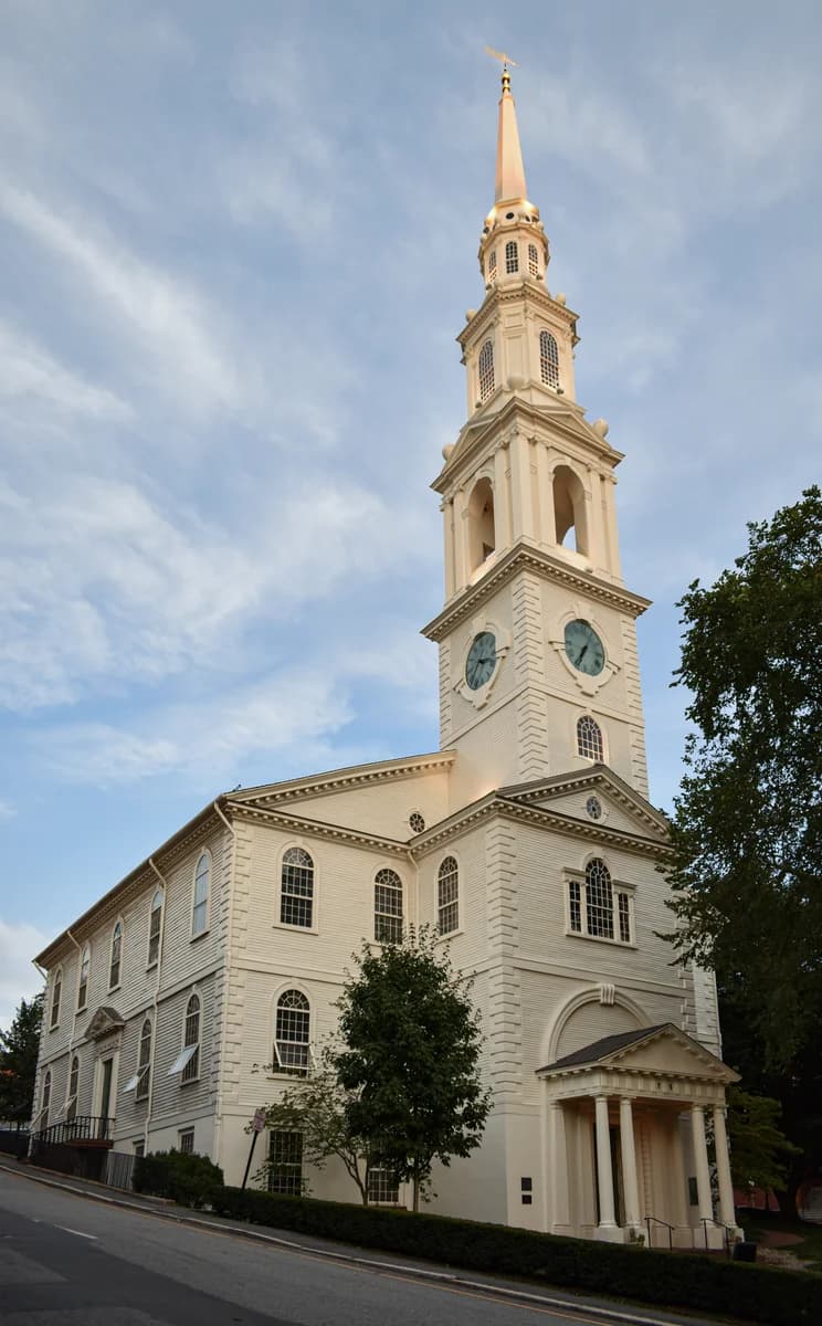 Intérieur de la First Baptist Church in America