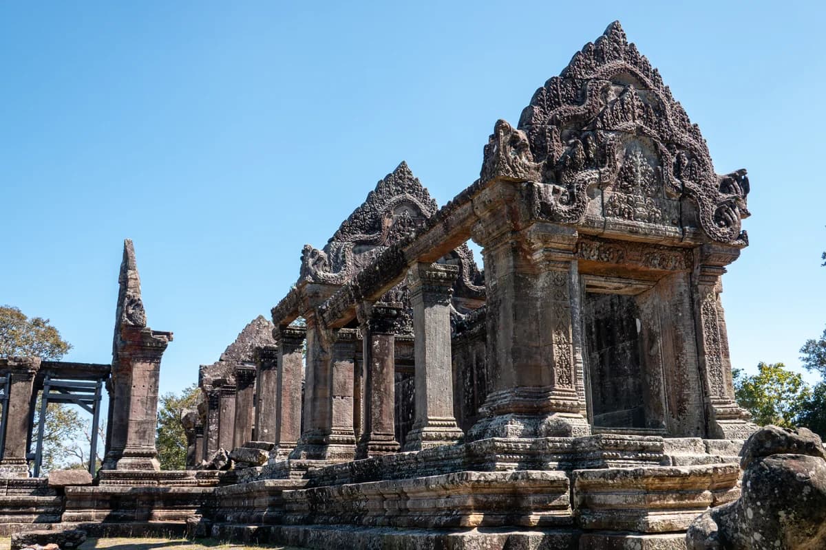 Accès au site du temple de Preah Vihear