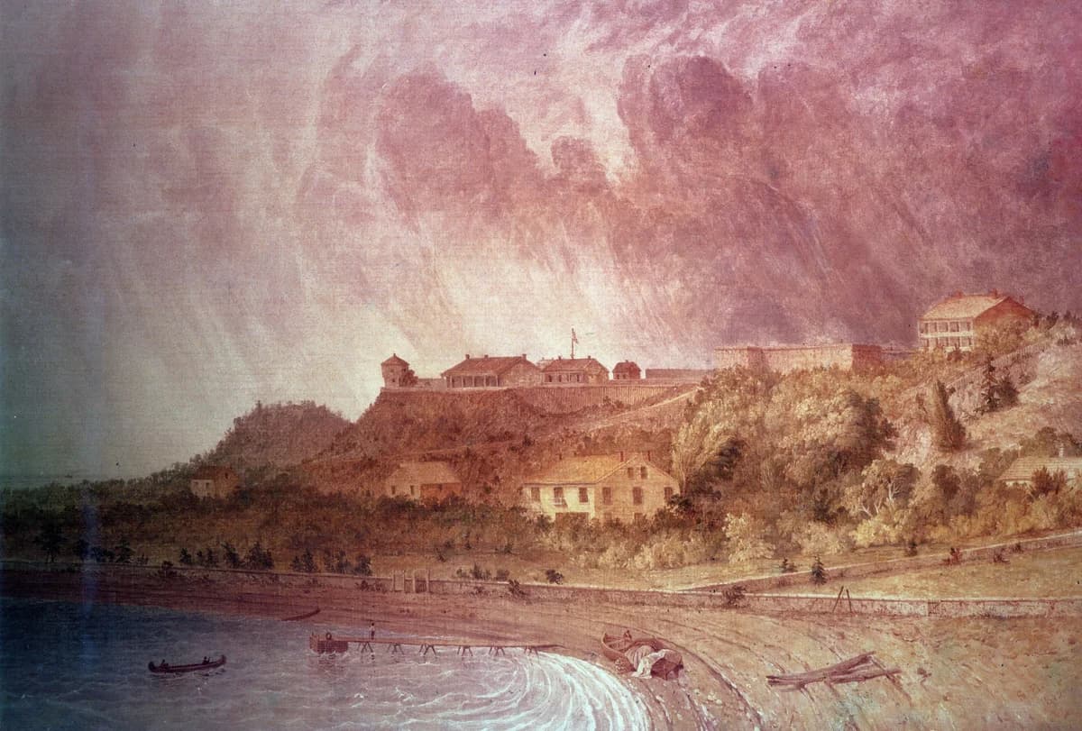 Intérieur du Fort Mackinac