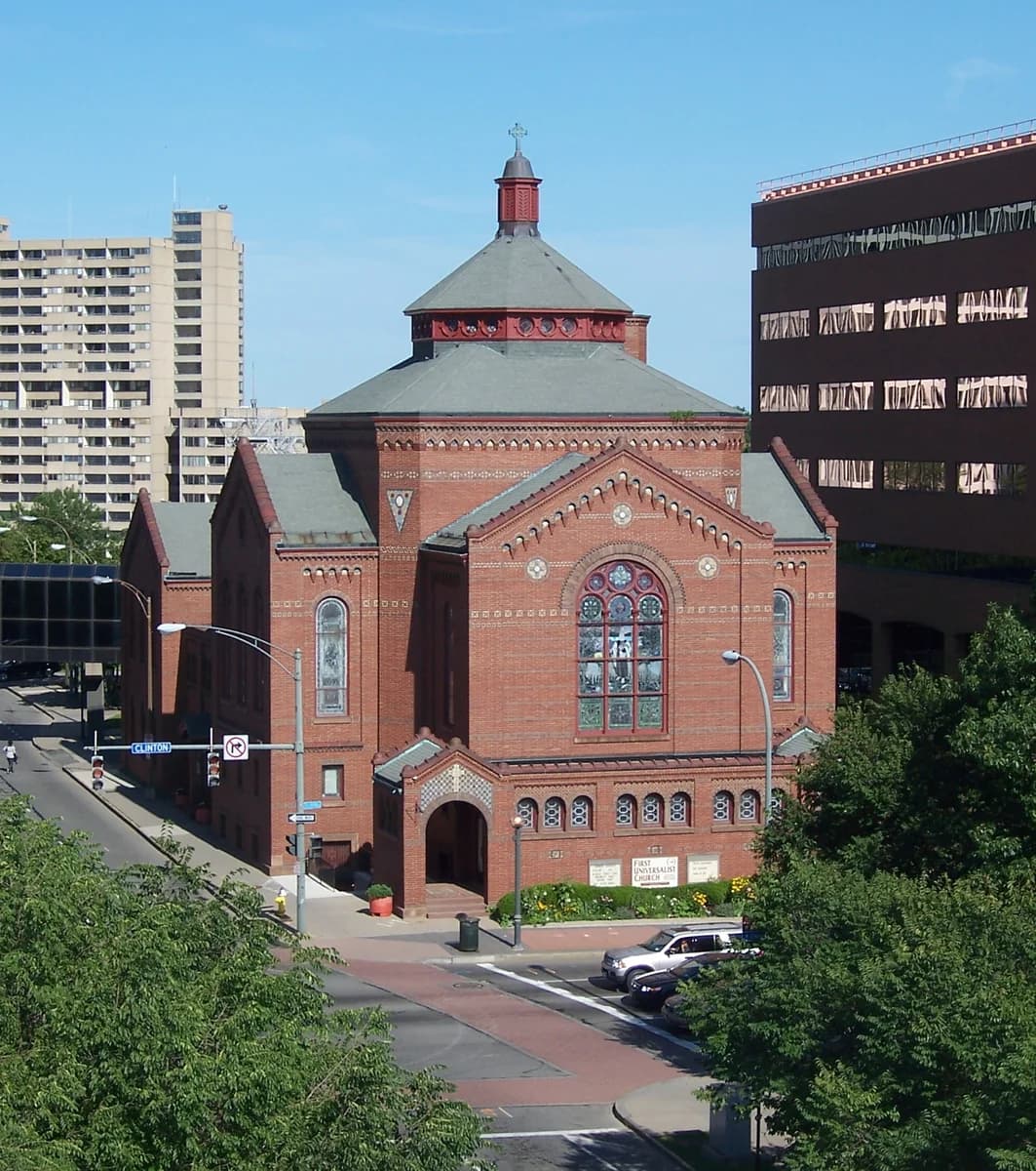 Visite de la First Universalist Church of Rochester